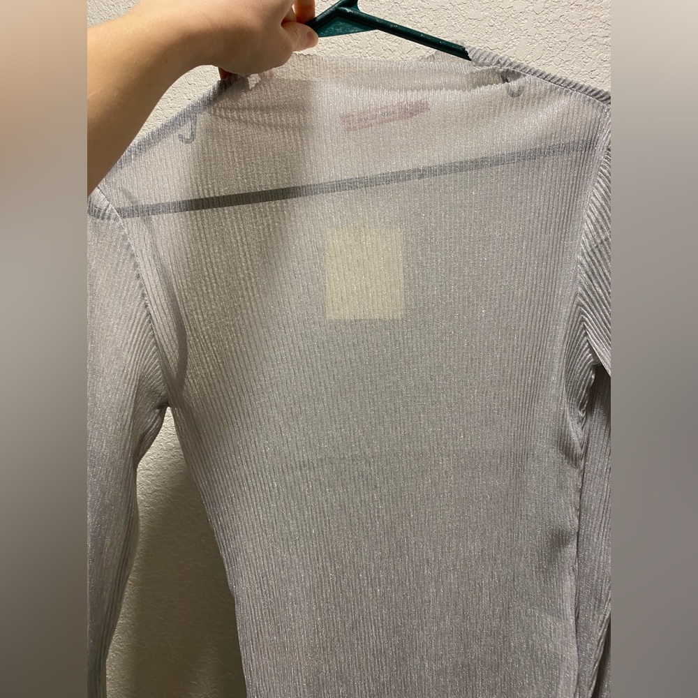 Sheer Long Sleeve Top - Picture 7 of 8